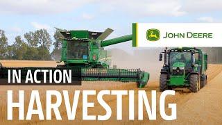 Farmers in Action: HARVESTING with John Deere Precision Ag Technology in Scotland