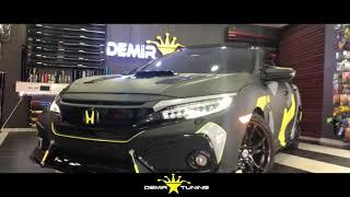 Honda Civic FC5 Folyo Kaplama ve Modifiye / Demir Tuning