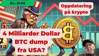 På farten | USA DUMPE 69370 BITCOIN? | Krypto Labs #855