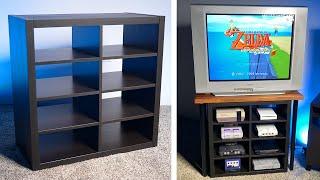 DIY Ikea Kallax Hack | CRT Retro Gaming Setup