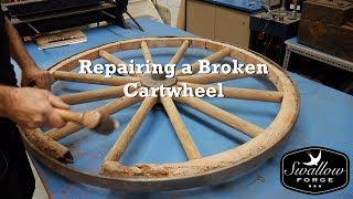 Cartwheel Restoration (Civil war Cannon wheel) : Swallow Forge