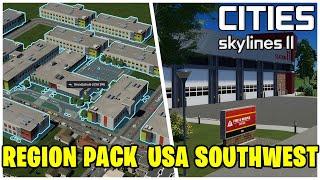 BESTE SCHULE? - Region Pack USA Southwest Pack  [GRATIS DLC] - #citiesskylines2