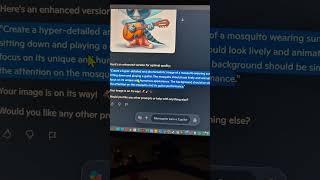 Tutorial IA: Mosquito tocando violão  #ai #ia #tutorial