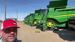 True North Equipment Auction - Combine line up