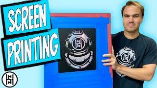 How to Screen Print with a Cricut (Vinyl)