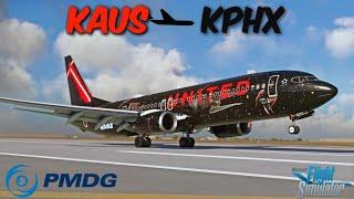 MSFS Live | United Star Wars livery | PMDG 737 800 | Austin (KAUS)  Phoenix (KPHX) l #msfs2020