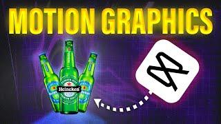 I Made This Motion Graphics for Heineken on CapCut Pc (Full Tutorial)