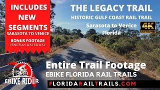 Legacy Trail - Sarasota to Venice Florida - Rail Trail - Ebike