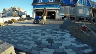 Unilock Paver Driveway Construction Time Lapse