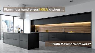 Real Handleless IKEA kitchen with Push2Open kit