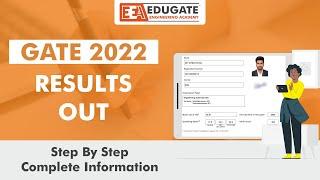 GATE 2022 Results Out | How to know your Official GATE score