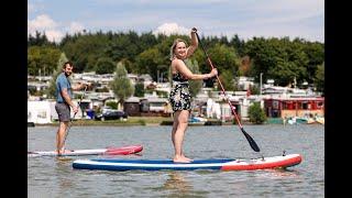 Beliebte Trendsportart: Stand-Up-Paddling am Nieder-Mooser See