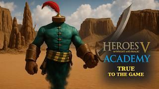 True-to-Game: Heroes V Academy in AI