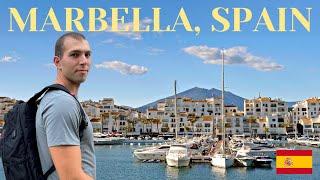 Budget Traveler SHOCKED In Marbella, Spain and Puerto Banus (Experiences Luxury For The First Time)