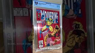 Wolverine #64 - Key & Death of Silver Fox by Sabretooth! CBCS 9.8 #wolverine #keycomics #keyissue