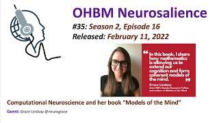 Neurosalience #S2E16 with Grace Lindsay - Computational neuroscience & her book 'Models of the mind'