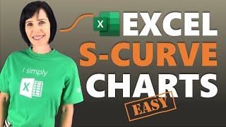 Easy Excel S-Curve Charts for Tracking Progress Over Time