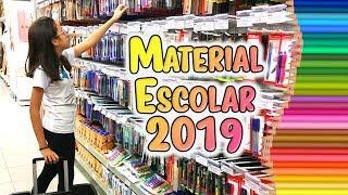 COMPRANDO MEU PRÉ MATERIAL ESCOLAR 2019 | COISAS DA LUNA