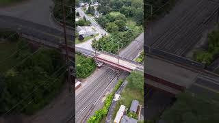 Aerial Hyper Lapse of Old Town Bowie, MD