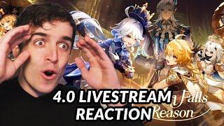 FONTAINE IS FANTASTIC! 4.0 LIVESTREAM REACTION | Genshin Impact