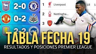 TABLA DE POSICIONES Y RESULTADOS DE LA PREMIER LEAGUE HOY  | LIGA INGLESA 2024