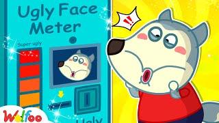 Let's Play The Ugly Face Meter by Wolfoo! - Funny Stories with Toys for Kids  Wolfoo Kids Cartoon