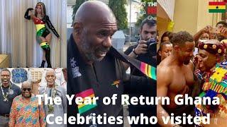 Year of Return Accra Ghana Celebrity Visitors