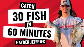 Catching 30 Crappie in 1 Hour - Hayden Jeffries | Ozark Outdoors Challenge