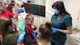 Sedation on a child for Dental Treatment | Mark Kharchenko | Pediatric dentist | Лікування уві сні