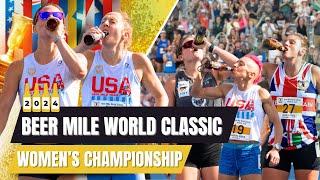 Elizabeth Laseter Tries to Defend World Title — 2024 Beer Mile World Classic: Women's Championship