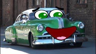 Doodle antique cars. Classic cars are singing.