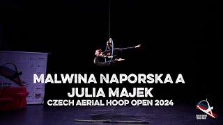 Czech Aerial Hoop Open 2024 - Malwina Naporska a Julia Majek