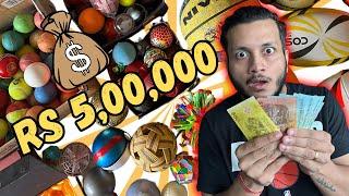 BALL COLLECTION HUA Rs 5 LAKH KA !! (PART 4)   #ball #collection #unboxing #cricket