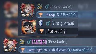 What did Alice do? She (literally) didn't do anything ​