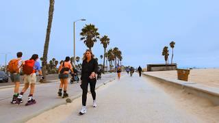 Santa Monica and Venice Beach 9.5 Mile Run | California Pacific Coast Full Run POV