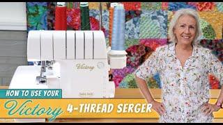 How To Use The BabyLock Victory 4 Thread Serger!