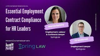 Essential Employment Contract Compliance for HR Leaders