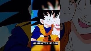 Goku Meets His Son Goten For The First Time And Says Goodbye | Dragon Ball Z #shorts