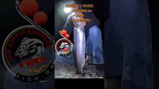 Cowlitz river fishing BLOOPER, catch steelhead,on my BUT! Could have been prevented? #fish #shorts