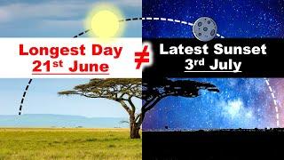 Sunset Surprises: Why there isn't a single "Longest Day"