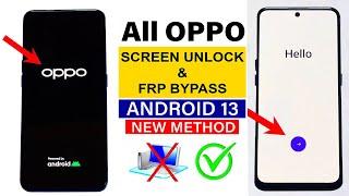 All Oppo : Hard Reset & FRP Bypass - Android 13/14  (Without Computer)