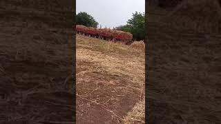 Mahindra ARJUN TRACTOR with 4 heavy trolley 