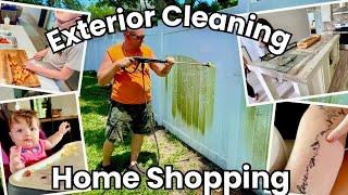 Exterior Cleaning with Model Home Shopping