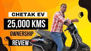 Chetak 25000 Kms Ownership REVIEW