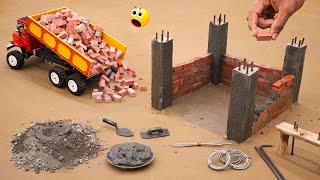 diy truck bricks house construction science project @sanocreator