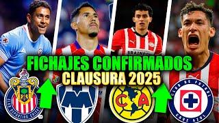 FICHAJES BOMBA DE CRUZ AZUL Y CHIVAS | Rayados ROMPE el MERCADO | Fichajes Clausura 2025