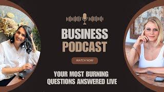 Business Talk with Tina Dahmen and Olivera Karan #podcast #business #onlinebusiness