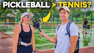 Asking Pickleball Players What They Do For a Living! (Newport Beach, CA)