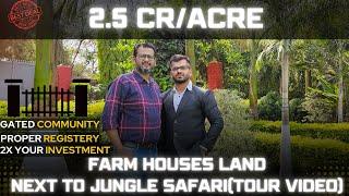 Price Starts @2.5 Crores||Gated Farmhouses in Gurugram ||Sample Farm Tour||Next to Jungle Safari ||