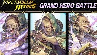 Fire Emblem Heroes - Grand Hero Battle: Gharnef INFERNAL+Lunatic F2P No SI Guide